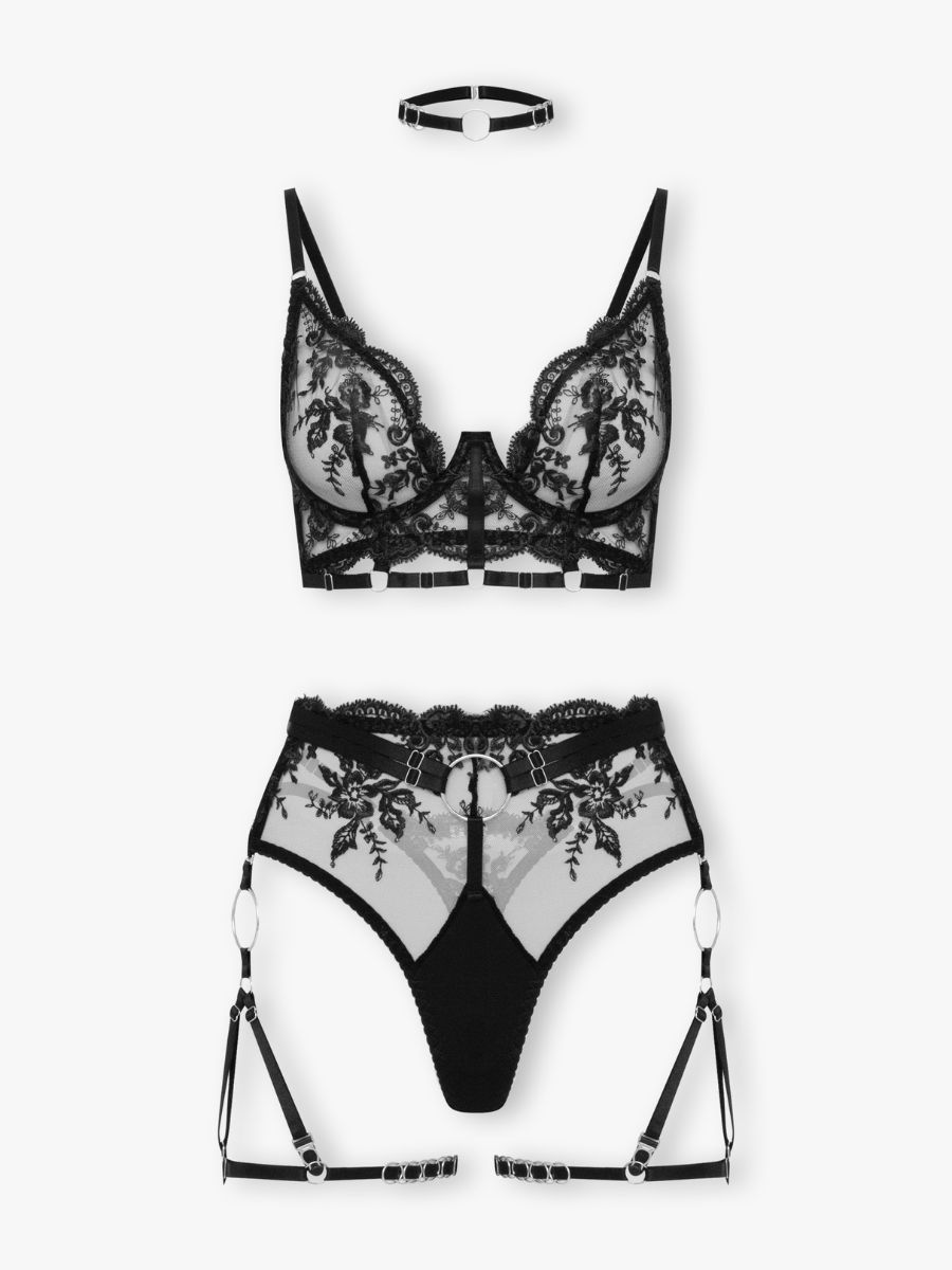 Noir Lingerie Set