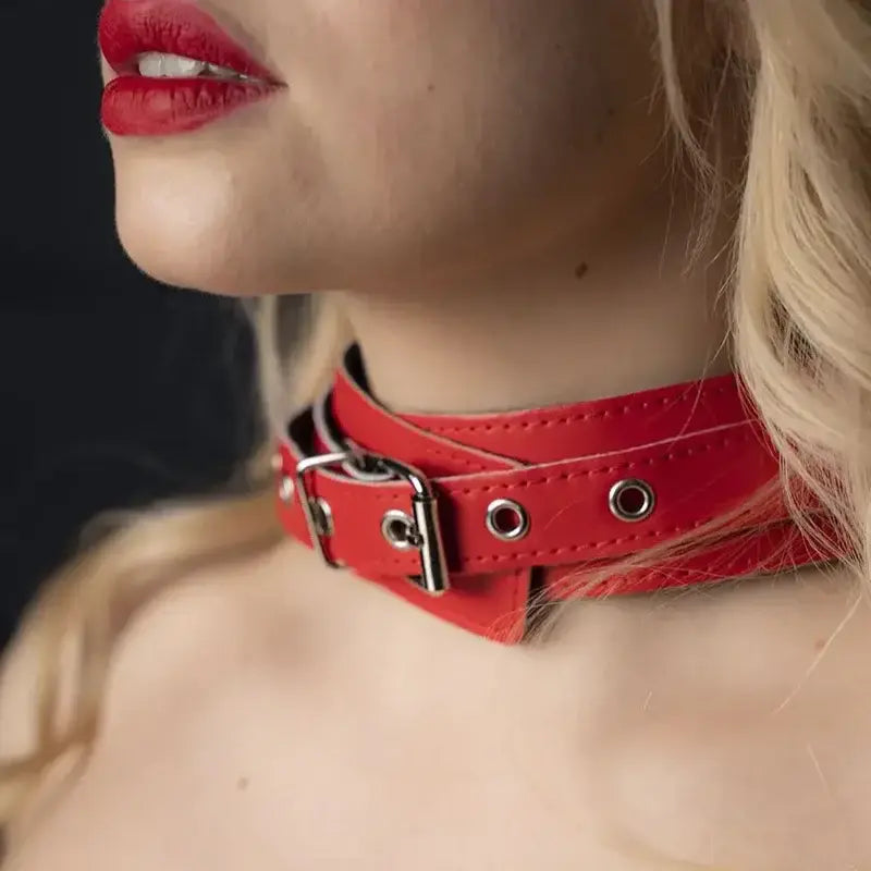 Leather Neck Harness "Sweeney"